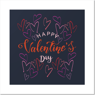 Lots of Love Happy Valentine's Day Posters and Art